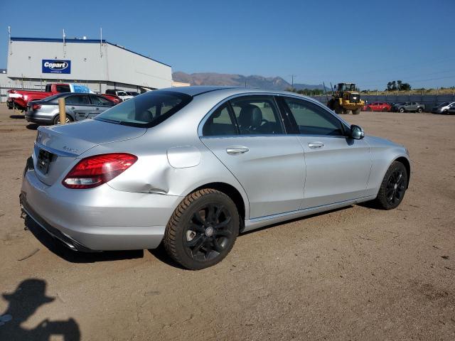 55SWF4KB7FU082445 - 2015 MERCEDES-BENZ C 300 4MATIC SILVER photo 3