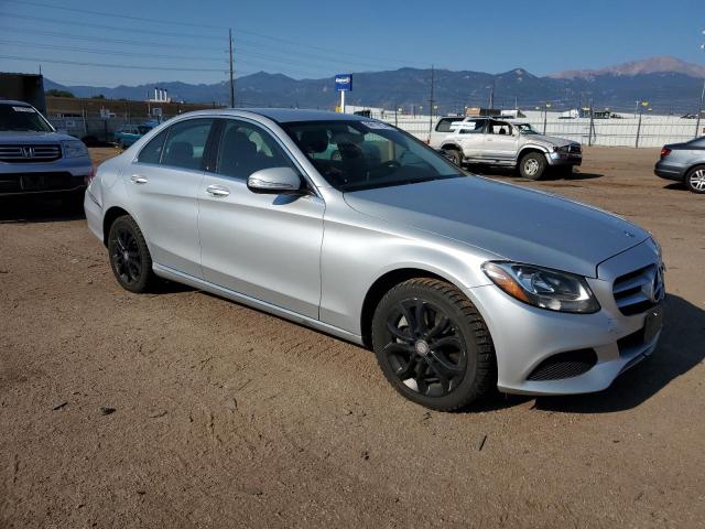 55SWF4KB7FU082445 - 2015 MERCEDES-BENZ C 300 4MATIC SILVER photo 4