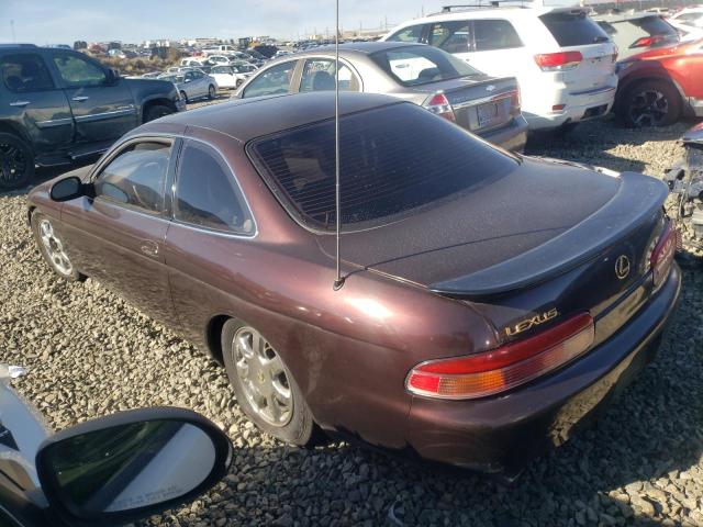 JT8CH32Y7T0051721 - 1996 LEXUS SC 400 PURPLE photo 2