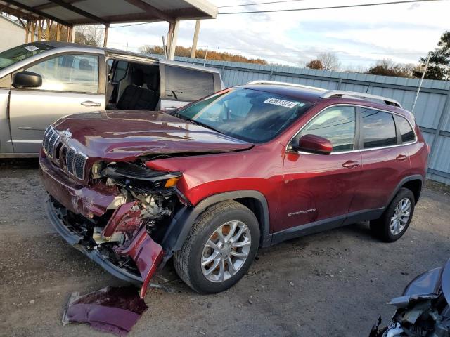 1C4PJLCB9KD249015 - 2019 JEEP CHEROKEE LATITUDE RED photo 1