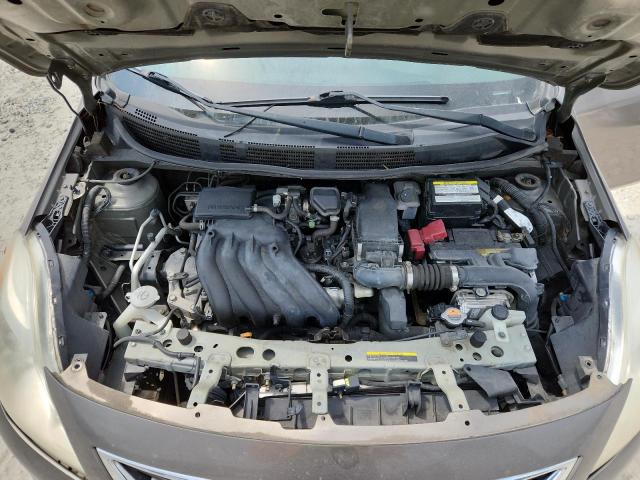 3N1CN7AP2DL841722 - 2013 NISSAN VERSA S GRAY photo 11