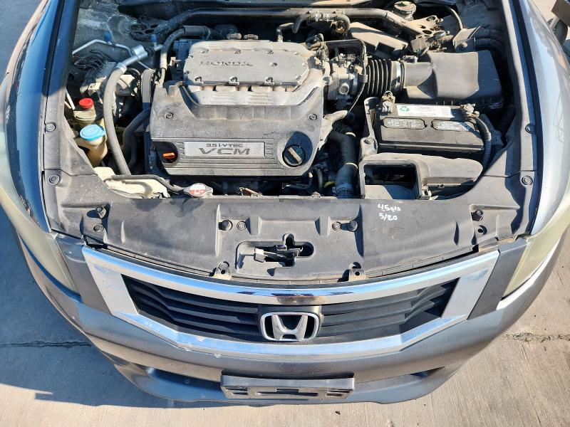 1HGCP36818A026329 - 2008 HONDA ACCORD EXL GRAY photo 11