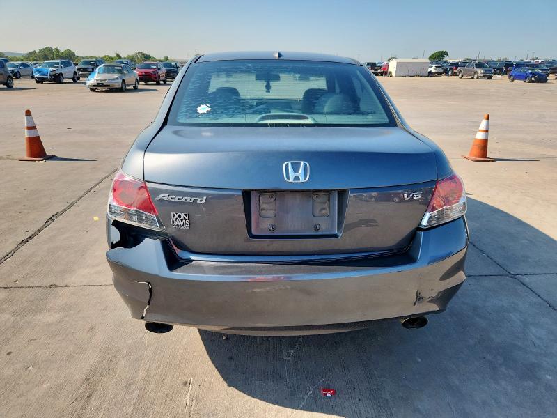 1HGCP36818A026329 - 2008 HONDA ACCORD EXL GRAY photo 6