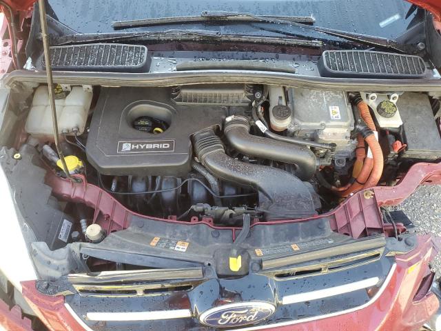 1FADP5BU4DL554193 - 2013 FORD C-MAX SEL MAROON photo 11
