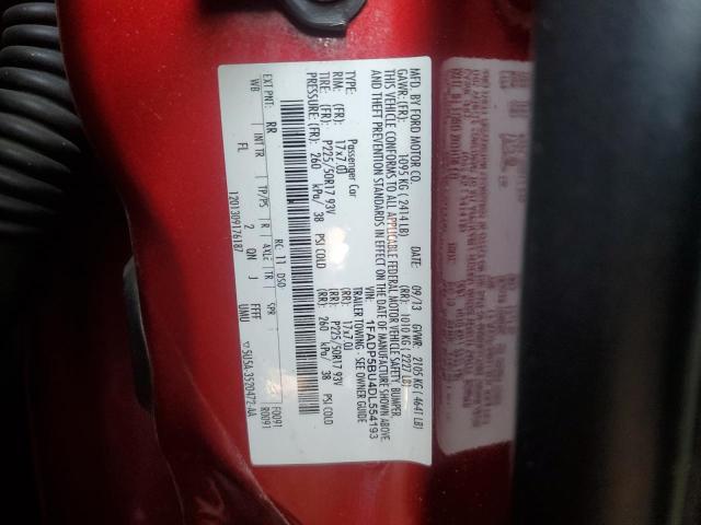 1FADP5BU4DL554193 - 2013 FORD C-MAX SEL MAROON photo 13