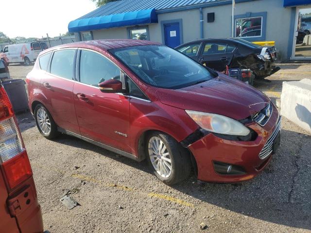 1FADP5BU4DL554193 - 2013 FORD C-MAX SEL MAROON photo 4