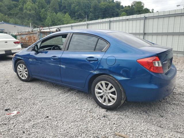 19XFB2F89CE002418 - 2012 HONDA CIVIC EX BLUE photo 2