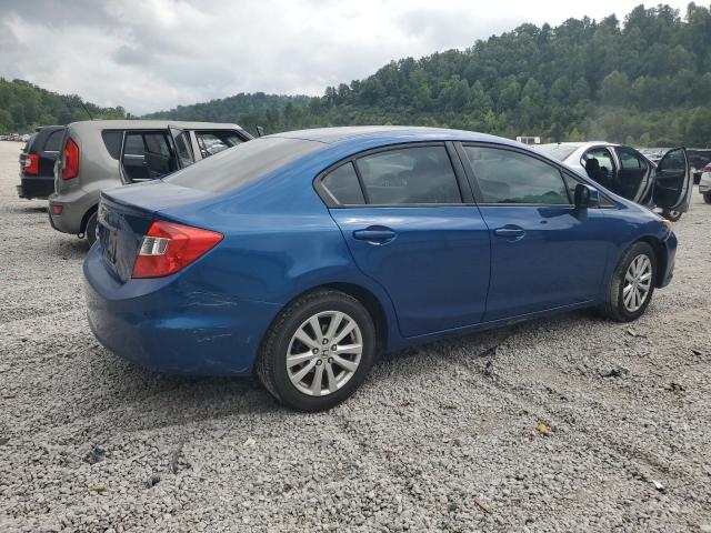 19XFB2F89CE002418 - 2012 HONDA CIVIC EX BLUE photo 3