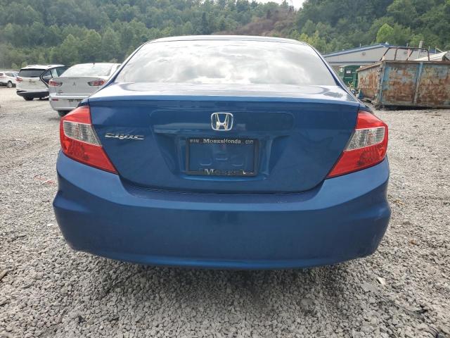19XFB2F89CE002418 - 2012 HONDA CIVIC EX BLUE photo 6