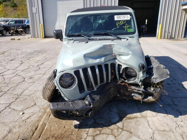 1C4HJXDG7PW582511 - 2023 JEEP WRANGLER SPORT BLUE photo 5