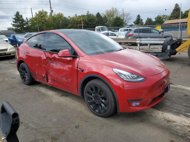 5YJYGDEE2MF097509 - 2021 TESLA MODEL Y RED photo 4