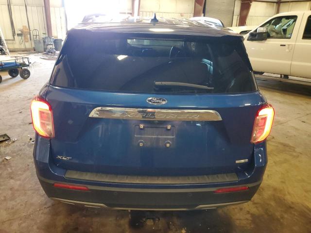 1FMSK8DH7LGC45063 - 2020 FORD EXPLORER XLT BLUE photo 6