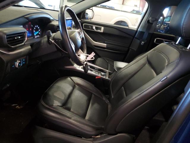 1FMSK8DH7LGC45063 - 2020 FORD EXPLORER XLT BLUE photo 7