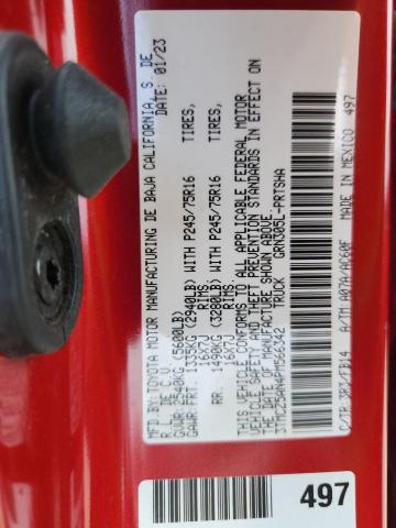 3TMCZ5AN4PM566342 - 2023 TOYOTA TACOMA DOUBLE CAB Rot Foto 12