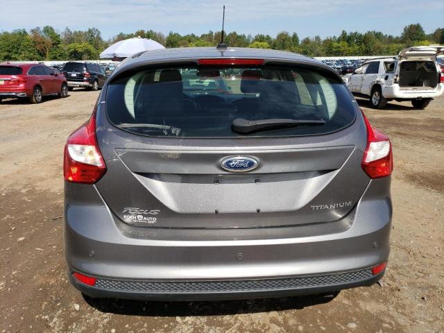 1FAHP3N24CL187603 - 2012 FORD FOCUS TITANIUM GRAY photo 6