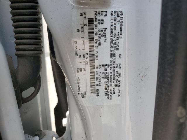 1FADP3K25HL285954 - 2017 FORD FOCUS SE WHITE photo 12