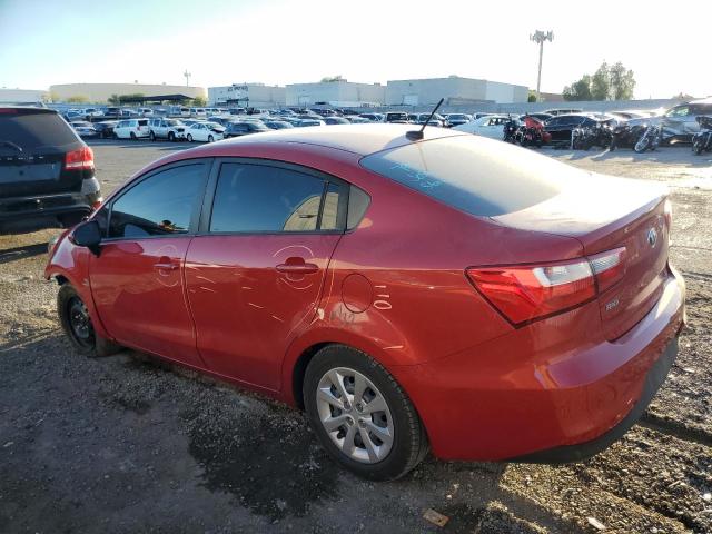 KNADM4A36H6044886 - 2017 KIA RIO LX RED photo 2