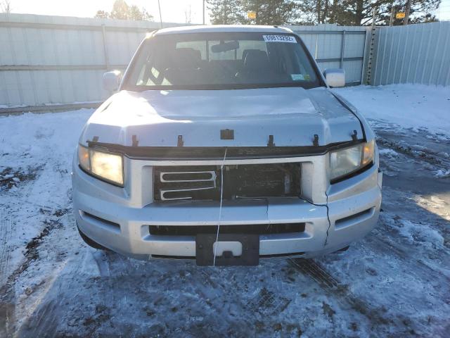 2HJYK16567H520209 - 2007 HONDA RIDGELINE RTL SILVER photo 5