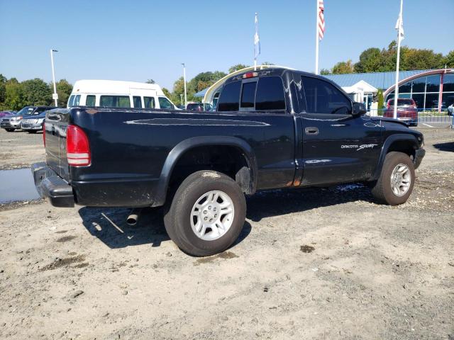 1B7GG26X41S120979 - 2001 DODGE DAKOTA BLACK photo 3