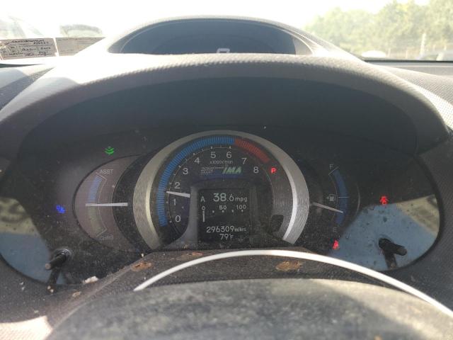 JHMZE2H77AS019607 - 2010 HONDA INSIGHT EX SILVER photo 9