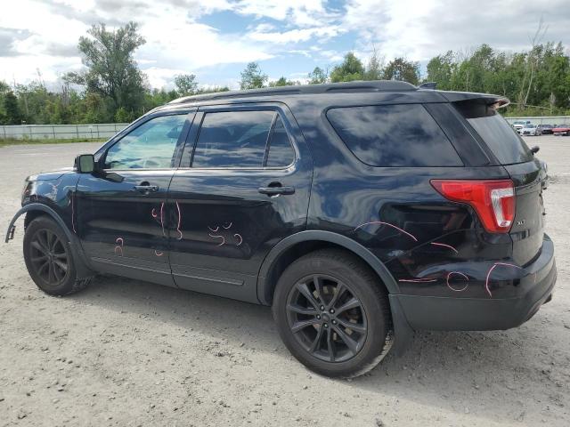 1FM5K8D84HGC79188 - 2017 FORD EXPLORER XLT BLACK photo 2