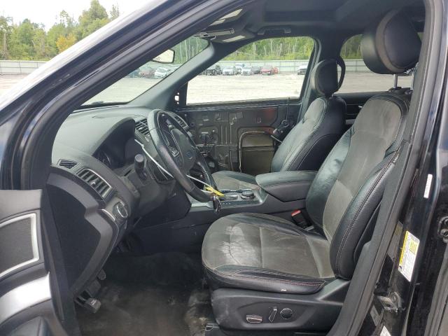 1FM5K8D84HGC79188 - 2017 FORD EXPLORER XLT BLACK photo 7