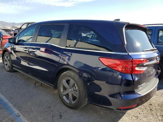 5FNRL6H5XNB015406 - 2022 HONDA ODYSSEY EX BLUE photo 2