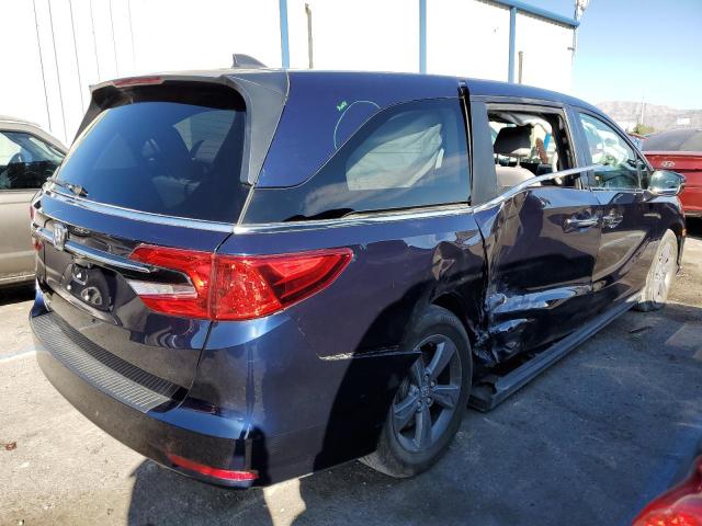 5FNRL6H5XNB015406 - 2022 HONDA ODYSSEY EX BLUE photo 3