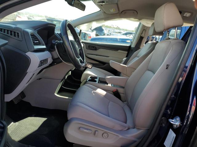 5FNRL6H5XNB015406 - 2022 HONDA ODYSSEY EX BLUE photo 7