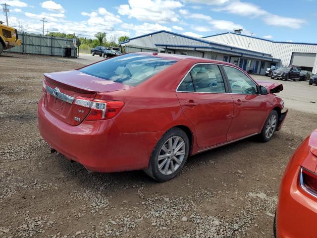 4T4BF1FK4ER406922 - 2014 TOYOTA CAMRY L RED photo 3