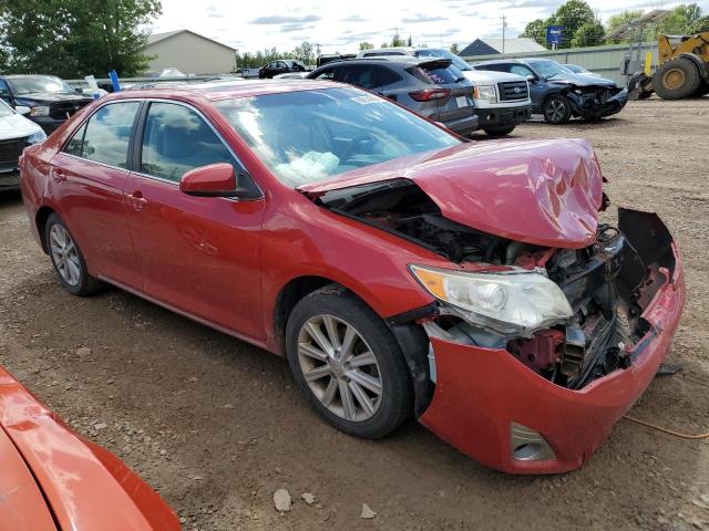 4T4BF1FK4ER406922 - 2014 TOYOTA CAMRY L RED photo 4