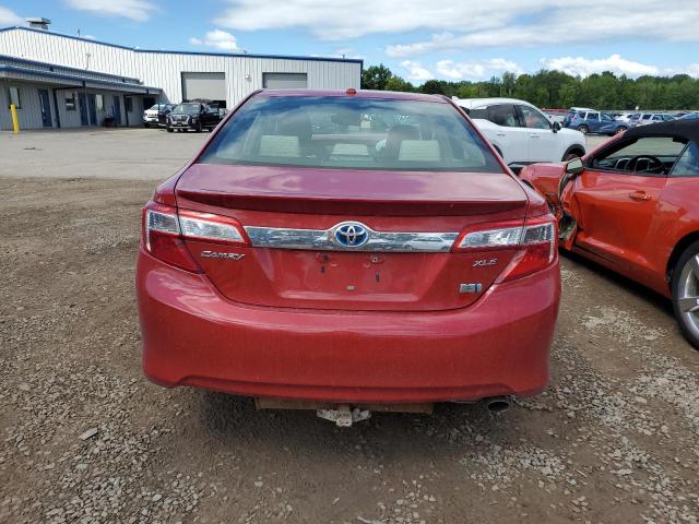 4T4BF1FK4ER406922 - 2014 TOYOTA CAMRY L RED photo 6
