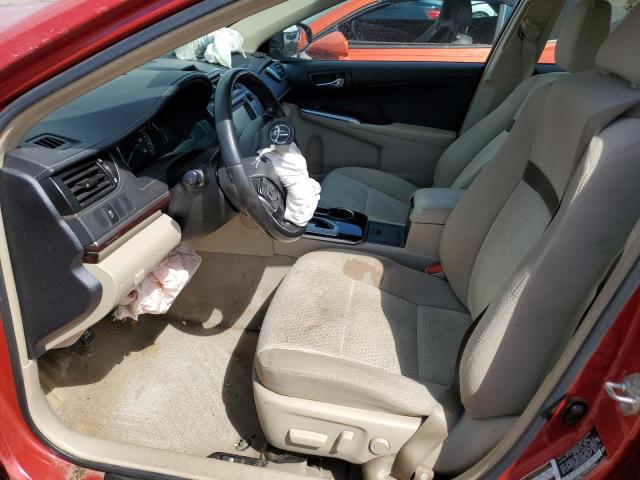 4T4BF1FK4ER406922 - 2014 TOYOTA CAMRY L RED photo 7