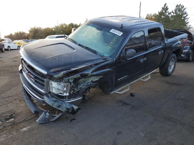 3GTP2VE37BG253632 - 2011 GMC SIERRA K1500 SLE BLACK photo 1