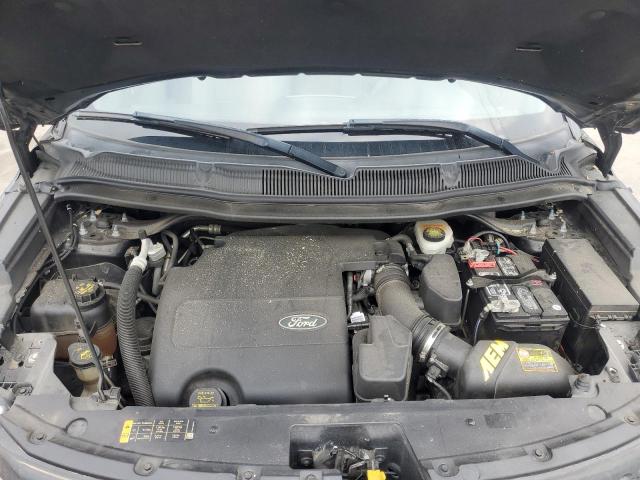 1FM5K7B85EGA16636 - 2014 FORD EXPLORER BLACK photo 12