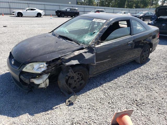 1HGEM21115L054430 - 2005 HONDA CIVIC DX VP أسود صورة 1