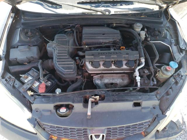 1HGEM21115L054430 - 2005 HONDA CIVIC DX VP أسود صورة 11