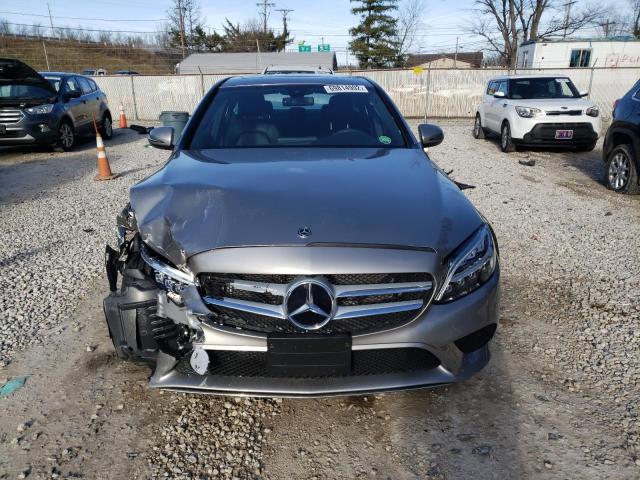 55SWF8EB2KU319033 - 2019 MERCEDES-BENZ C300 300 4MATIC SILVER photo 5