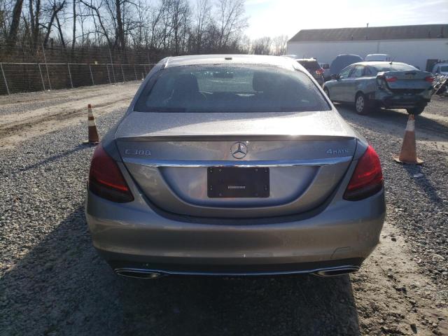 55SWF8EB2KU319033 - 2019 MERCEDES-BENZ C300 300 4MATIC SILVER photo 6