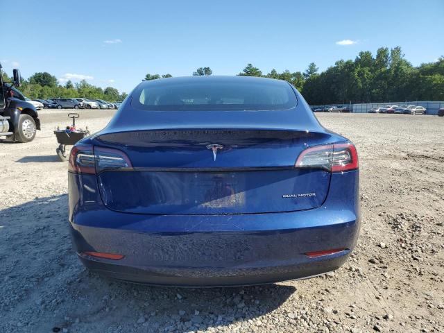 5YJ3E1EBXJF151011 - 2018 TESLA MODEL 3 BLUE photo 6