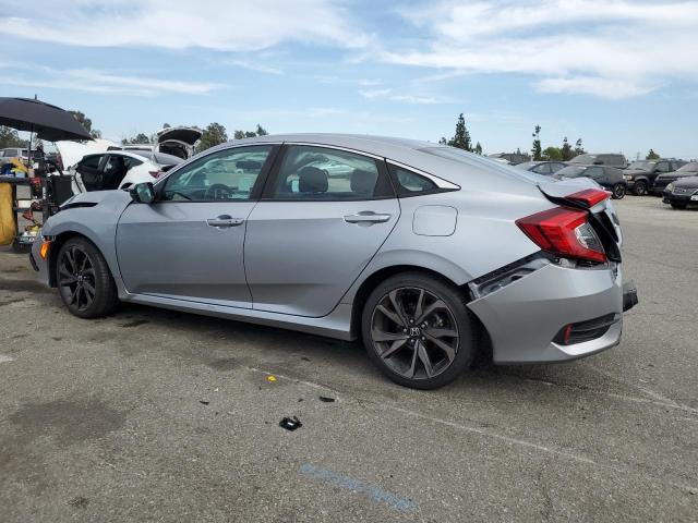 2HGFC2F89KH522202 - 2019 HONDA CIVIC SPORT Сріблястий фото 2