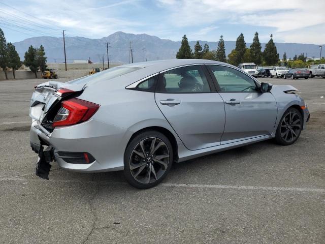 2HGFC2F89KH522202 - 2019 HONDA CIVIC SPORT Сріблястий фото 3