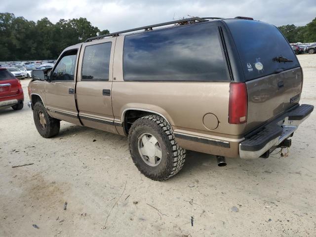 3GNFK16R9TG131547 - 1996 CHEVROLET SUBURBAN K1500 TAN photo 2