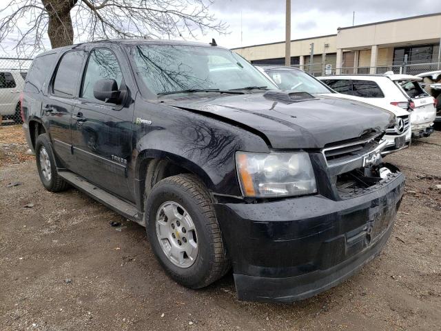 1GNUKDDJ8AR266795 - 2010 CHEVROLET TAHOE HYBRID BLACK photo 4