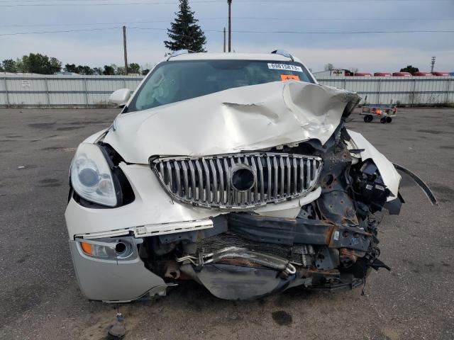 5GALVBED6AJ186016 - 2010 BUICK ENCLAVE CXL WHITE photo 5