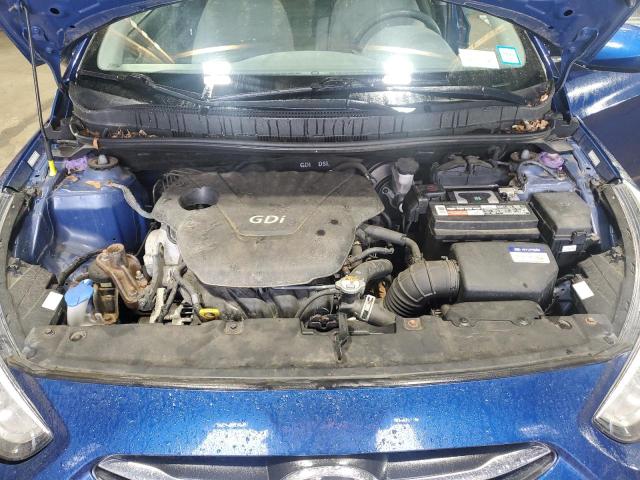 KMHCT4AE1GU971982 - 2016 HYUNDAI ACCENT SE BLUE photo 11