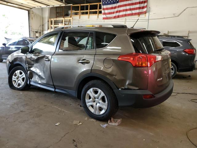 JTMBFREV8FD174514 - 2015 TOYOTA RAV4 LE BROWN photo 2