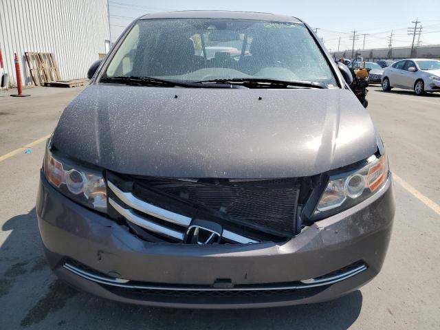 5FNRL5H62GB160588 - 2016 HONDA ODYSSEY EXL GRAY photo 5