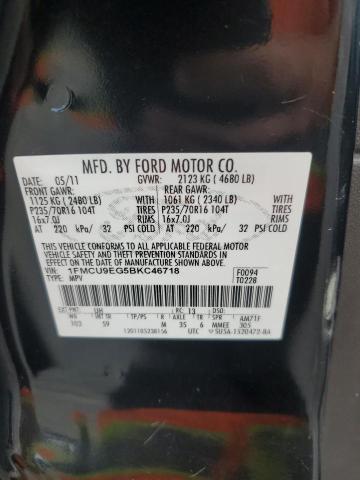 1FMCU9EG5BKC46718 - 2011 FORD ESCAPE LIMITED BLACK photo 26