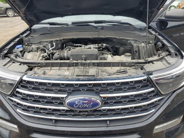 1FMSK8DH2MGA36220 - 2021 FORD EXPLORER XLT Schwarz Foto 12